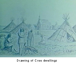 Typical Cree dwellings