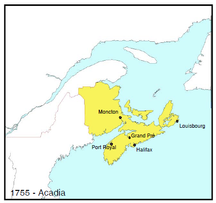 Acadia 1755