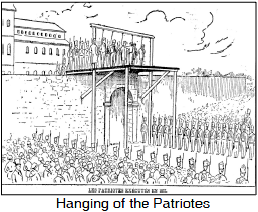 Hanging of the Patriotes