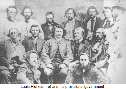 Riel and his provisional government