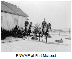 RNWMP at Fort McLeod