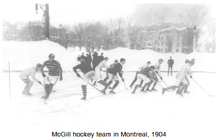 McGill hockey team in Montreal, 1904