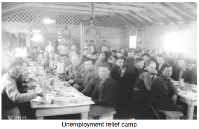 Unemployment relief camp