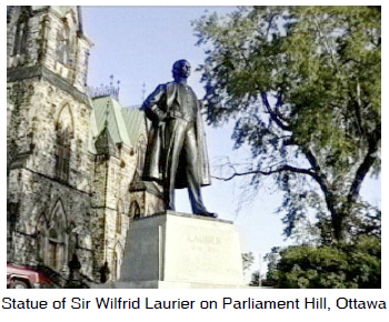 Statue of Sir Wilfrid Laurier on Parliament Hill, Ottawa